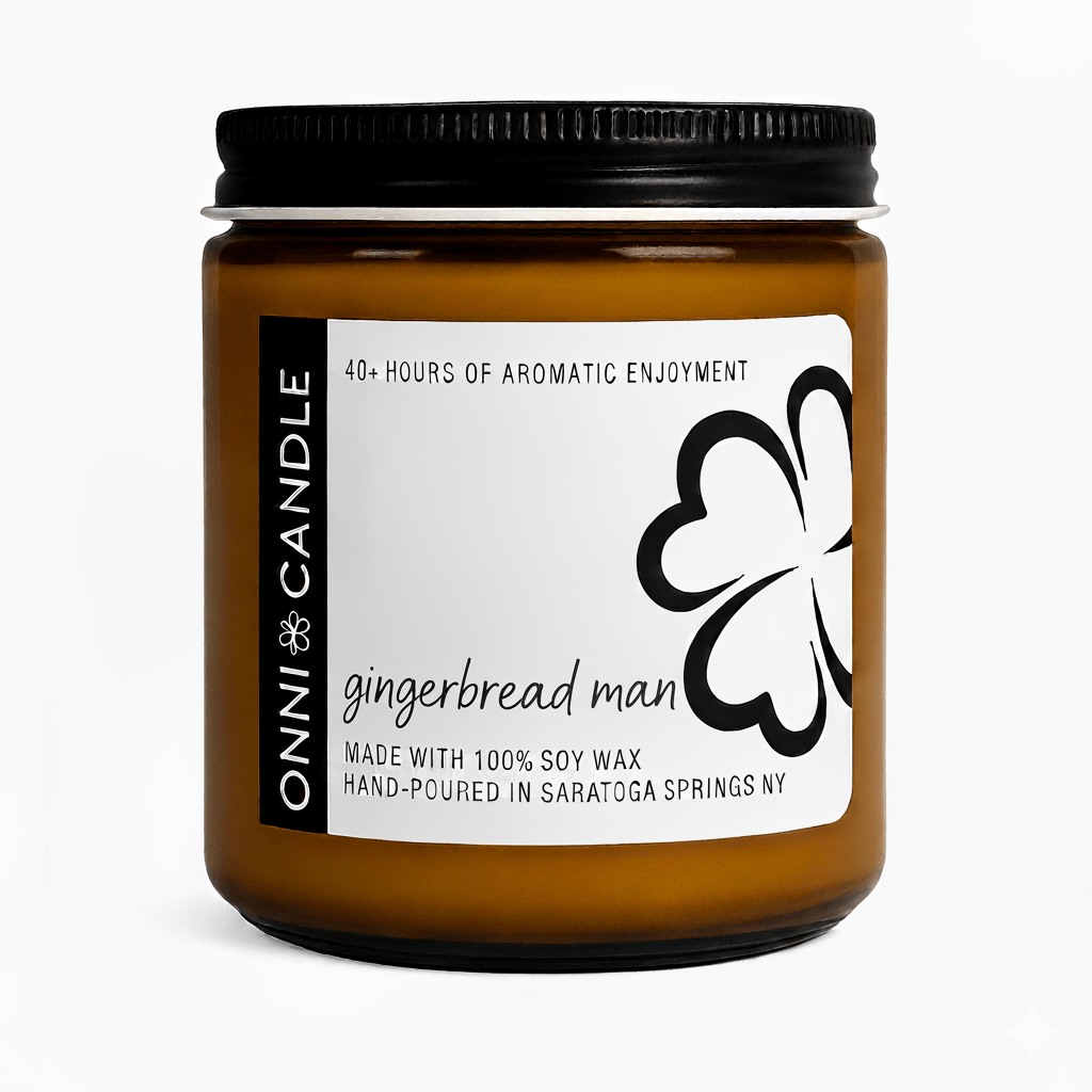 Gingerbread Man Soy Candle - Onni Candle